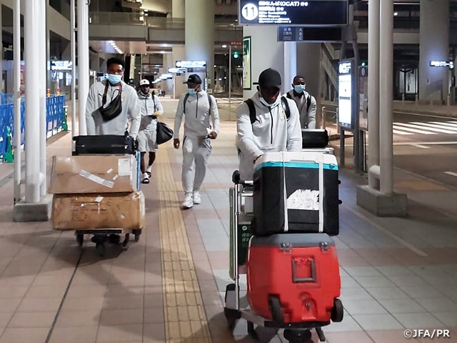 Ghana National Team arrive in Japan - KIRIN CUP SOCCER 2022