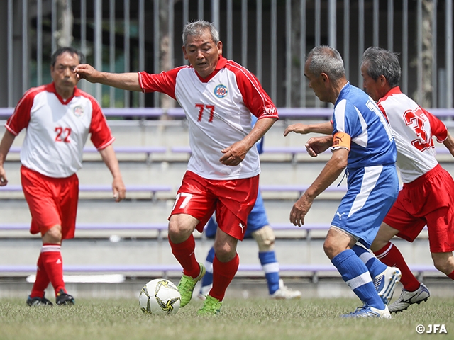 JFA 16th O-70 Japan Football Tournament kicks-off on 18 June