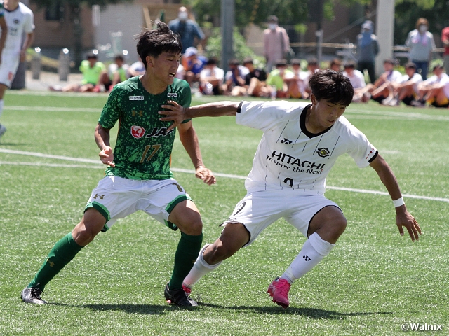 青森山田と柏の点の取り合いは引き分けに　高円宮杯 JFA U-18サッカープレミアリーグ 2022EAST第11節