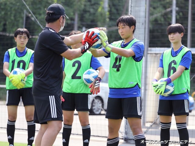 女子GKキャンプ　高円宮記念JFA夢フィールドでの3日間の活動が終了