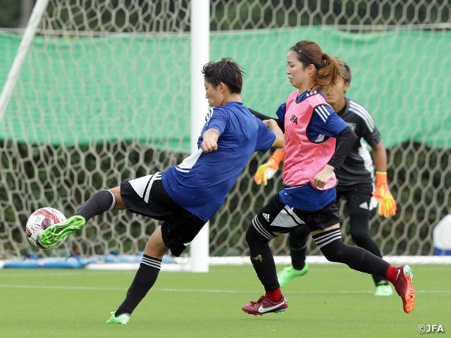 なでしこジャパン、成長と競争を求める3日目のトレーニング