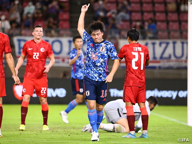 【Match Report】SAMURAI BLUE start off EAFF E-1 Football Championship with 6-0 victory over Hong Kong