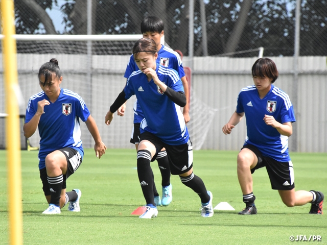 U-20日本女子代表、グループステージ突破に向けガーナ戦への準備を進める