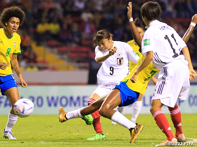 【Match Report】U-20 Japan Women's National Team defeat Brazil to get one step away from making history