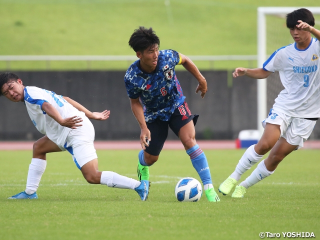 【Match Report】U-18日本代表　3年ぶりのSBSカップで連勝を逃す