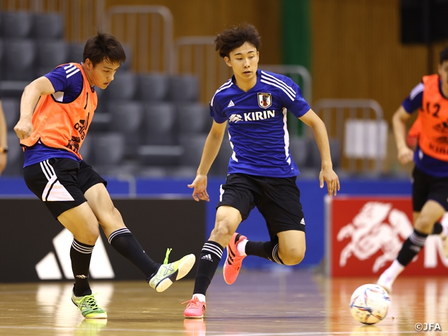 Japan Futsal National Team prepare ahead of second friendly match against Brazil