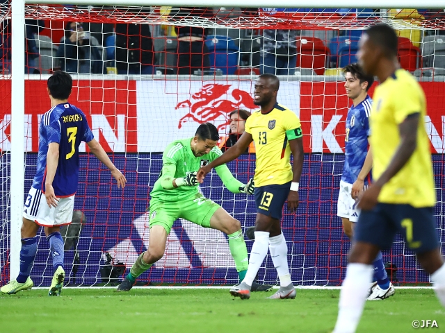 【Match Report】Schmidt’s save gives SAMURAI BLUE a scoreless draw against Ecuador National Team