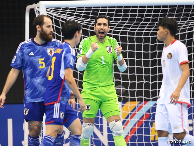 【Match Report】Japan Futsal National Team defeat Indonesia in a close battle to advance to the semi-finals of the AFC Futsal Asian Cup™ Kuwait 2022