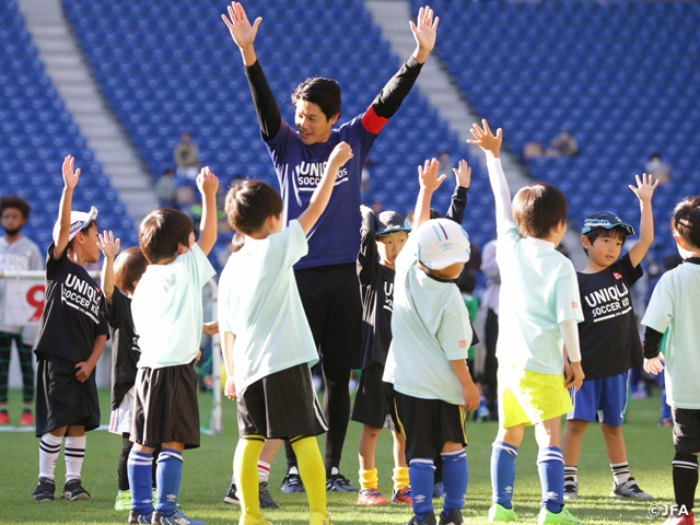 JFAユニクロサッカーキッズ in パナソニック スタジアム 吹田を開催