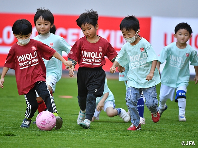 JFAユニクロサッカーキッズ in 国立競技場を開催