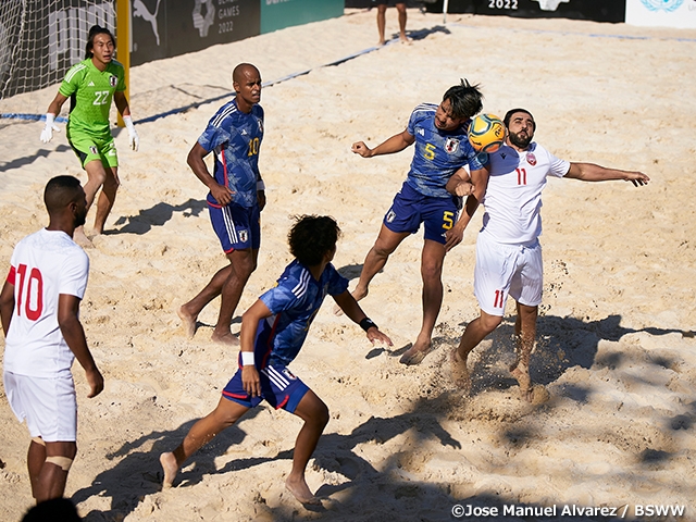 【Match Report】Japan Beach Soccer National Team score six goals en route to beat Bahrain - Neom Beach Soccer Cup