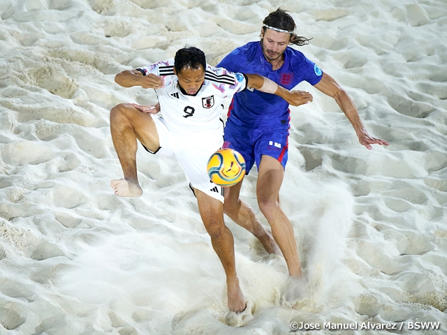 【Match Report】ビーチサッカー日本代表 Neom Beach Soccer Cup ビーチサッカーイングランド代表との5位決定戦を制し、5位で大会を終える