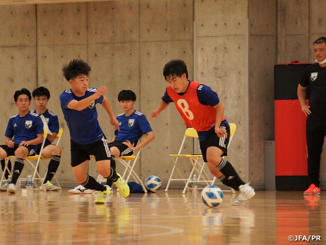 第1回 JFA U-18フットサルタレント育成普及事業①(U-18フットサルトレセン)を夢フィールドで開催