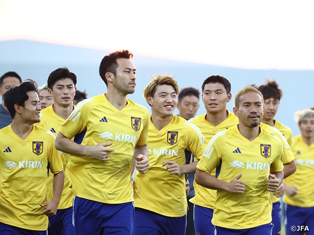 SAMURAI BLUE resume training behind closed doors ahead of Germany match