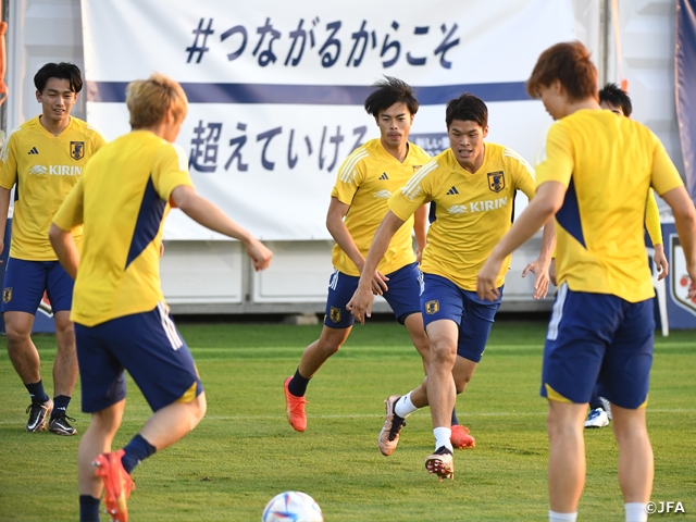 SAMURAI BLUE continue to train behind closed doors ahead of Germany Match