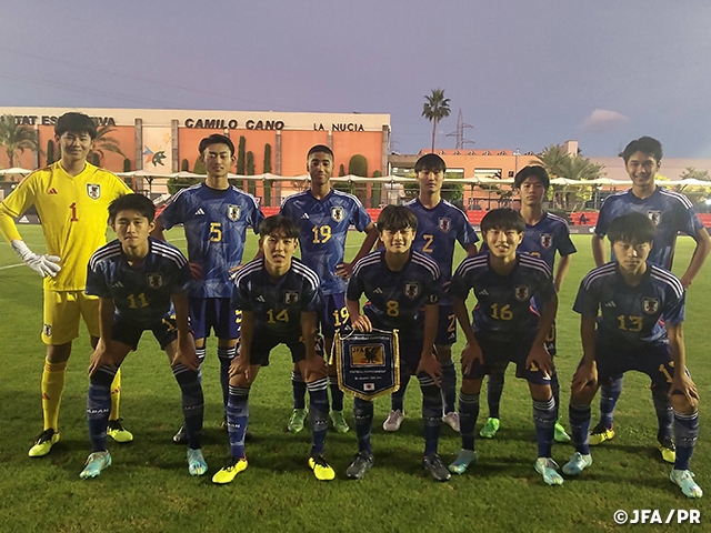 【Match Report】U-15日本代表　初の国際親善試合で勝利を収める
