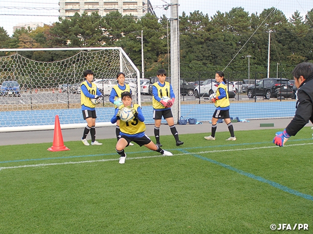 女子GKセレクションキャンプ　JFA夢フィールドで3日間の活動を終える