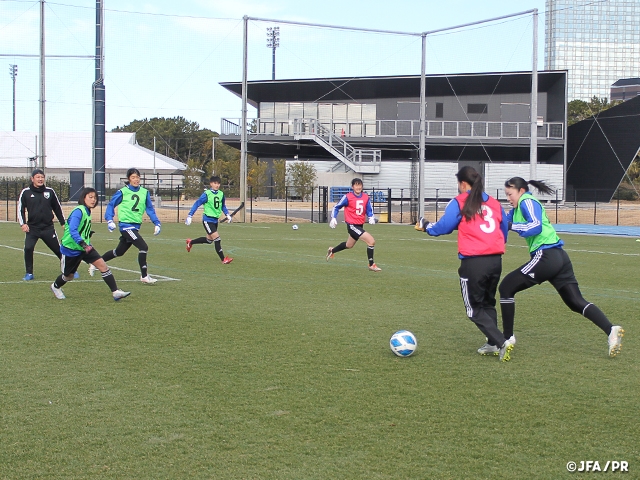 女子GKキャンプ　JFA夢フィールドで3日間の活動を終える