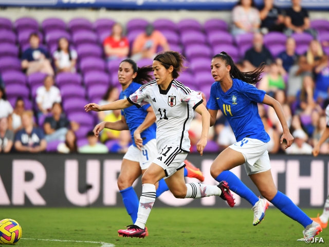 【Match Report】Nadeshiko Japan lose to Brazil after failing to capitalise on crucial opportunities