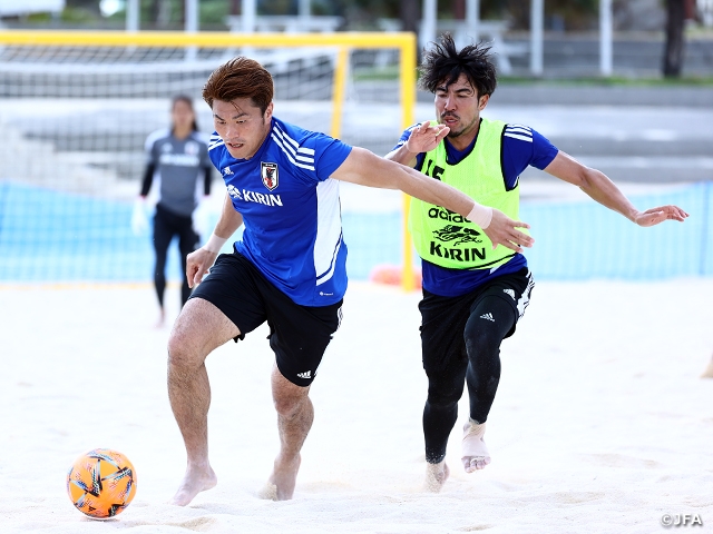 ビーチサッカー日本代表　AFC Beach Soccer Asian Cup Thailand 2023前最後の国内TCを終える