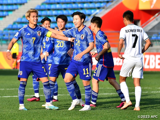【Match Report】U-20日本代表　キルギスに試合終盤の3ゴールで快勝～AFC U20アジアカップウズベキスタン2023～
