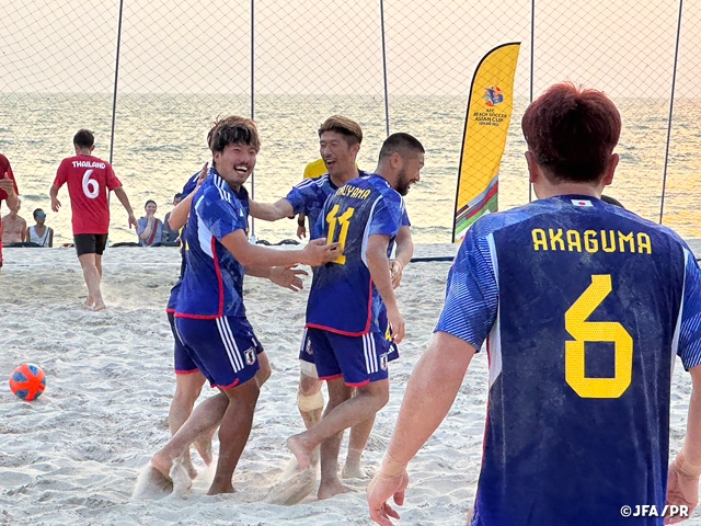 【Match Report】Japan Beach Soccer National Team defeat Thailand in an international friendly match