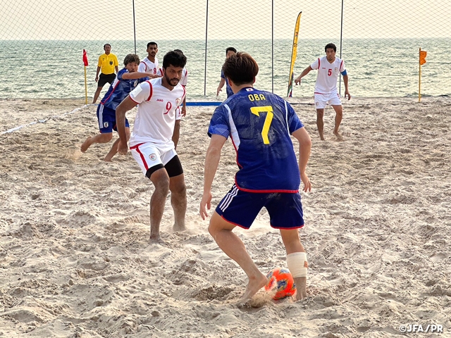 【Match Report】Japan Beach Soccer National Team lose to Oman in final prep match ahead of the AFC Beach Soccer Asian Cup Thailand 2023