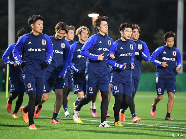 SAMURAI BLUE、コロンビア代表戦へ向けて調整開始