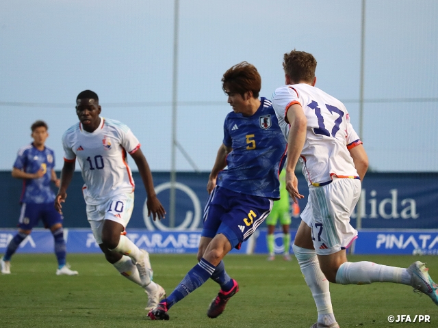 【Match Report】U-22 Japan National Team lose to Belgium 2-3, finish Europe tour with a draw and a loss