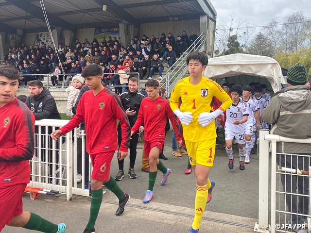 【Match Report】U-16 Japan National Team start off tournament with a draw against Portugal in the 50th Montaigu Tournament