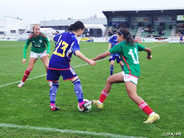 【Match Report】U-16日本女子代表　モンテギュー国際大会を2連勝で飾る