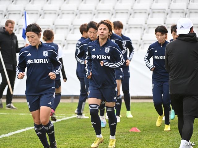 なでしこジャパン、デンマーク女子代表戦に向け最終調整