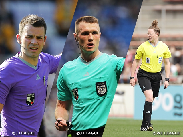Exchange Programme: Referees from England officiated in J.League and WE League matches