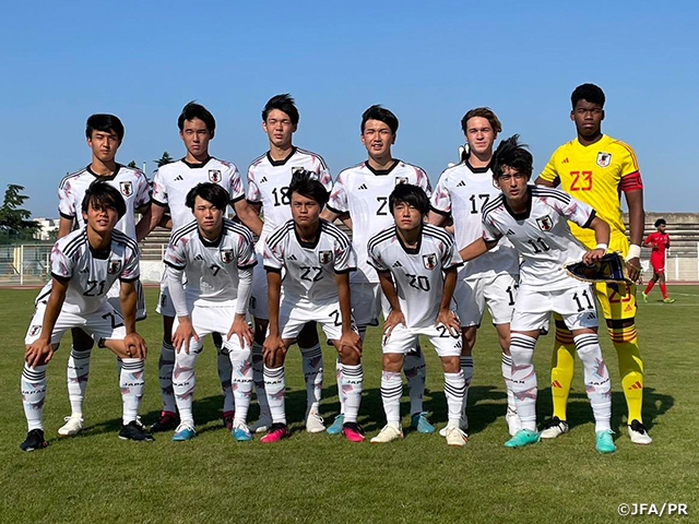 【Match Report】U-19日本代表　順位決定戦でU-21地中海選抜に敗れ、10位で終える　第49回モーリスレベロトーナメント