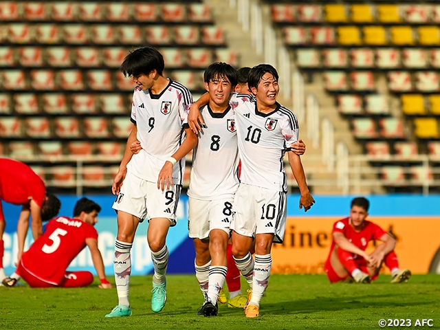 【Match Report】U-17日本代表　雨の中3ゴール無失点でU-17イラン代表を下し大会初の連覇にむけて決勝戦へ