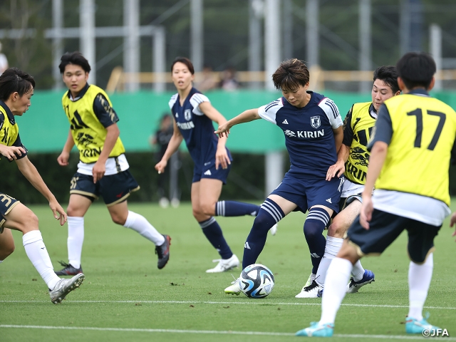 なでしこジャパン 充実のトレーニングキャンプも半分が終了