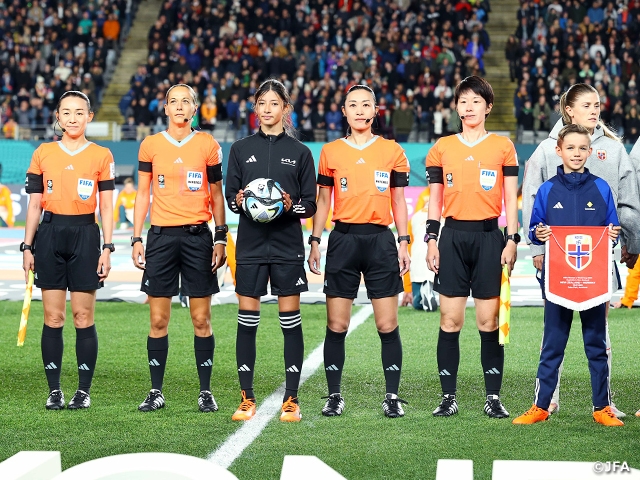 YAMASHITA Yoshimi, BOZONO Makoto, and TESHIROGI Naomi appointed to officiate Group F match between USA and Netherlands at the FIFA Women's World Cup Australia & New Zealand 2023™