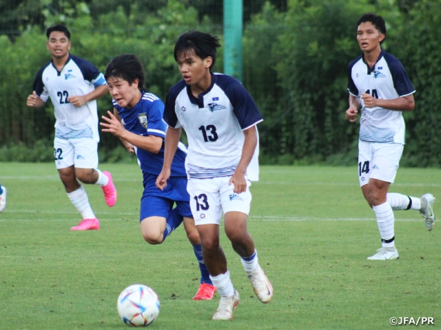 Northern Mariana Islands Men's/U-18 National Team holds training camp at J-Village and Makuhari
