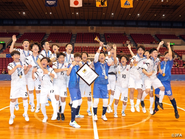 すみだが前回王者の町田を破り初優勝！　JFA 第10回全日本U-18フットサル選手権大会