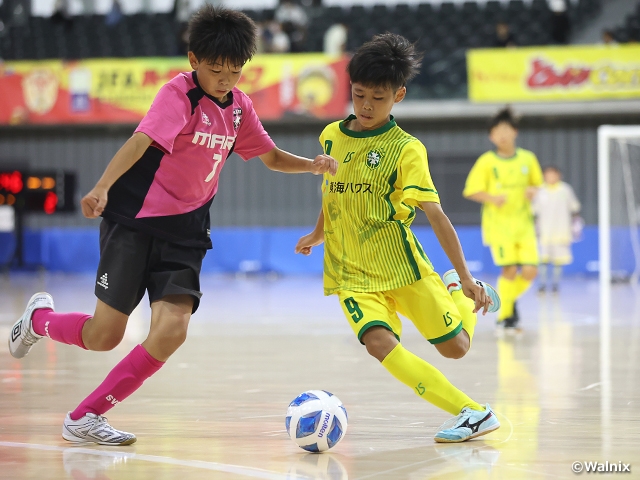 U-12年代のフットサル日本一を決める大会が開幕！2連覇中のブリンカールは連勝スタート　JFA バーモントカップ 第33回全日本U-12フットサル選手権大会