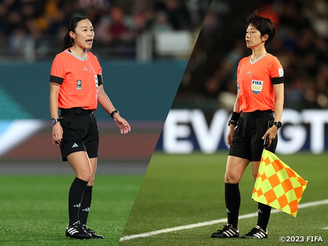 YAMASHITA Yoshimi and BOZONO Makoto appointed as fourth official and reserve assistant referee in the Semi-final between Australia and England at the FIFA Women's World Cup Australia & New Zealand 2023™