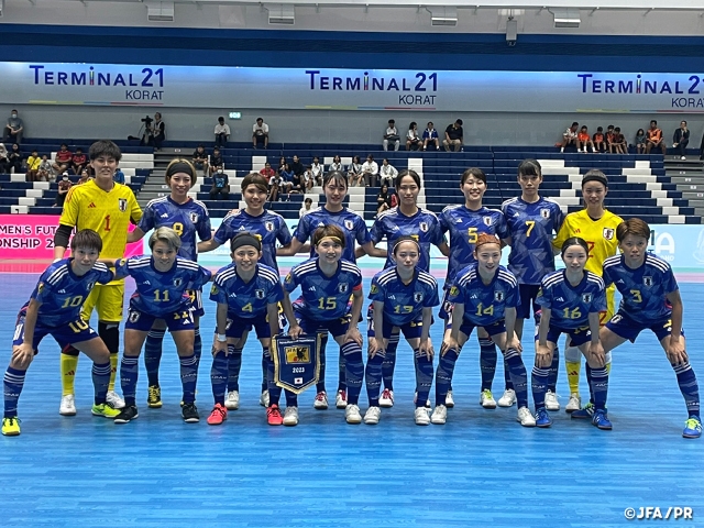 【Match Report】フットサル日本女子代表　NSDF Women's Futsal Championship 2023が開幕し、初戦を勝利で収める
