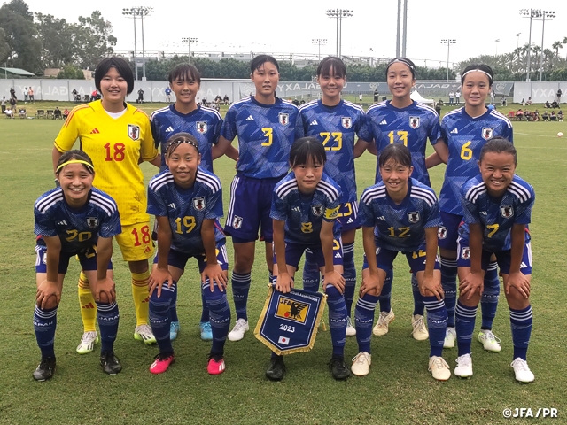 【Match Report】U-16日本女子代表　アメリカとの国際親善試合に0-2で敗れる