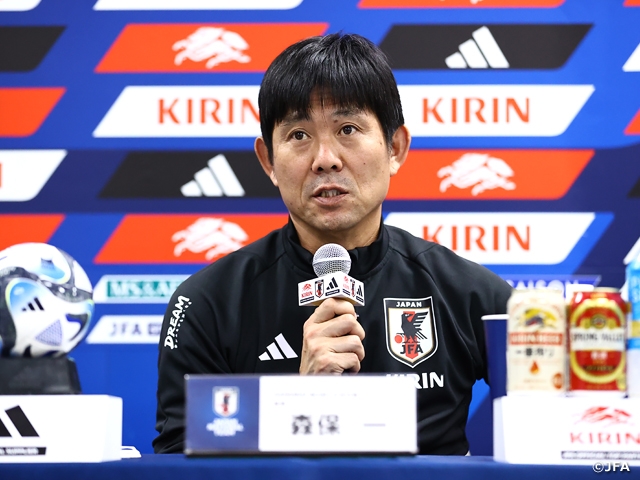 SAMURAI BLUE、チュニジア代表戦へ「個とチームの積み上げを目指したい」