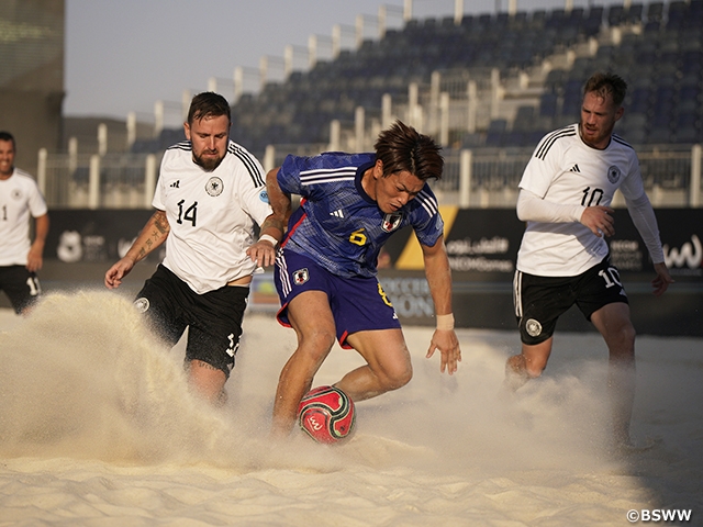 【Match Report】ビーチサッカー日本代表 NEOM Beach Soccer Cup 初戦、ビーチサッカードイツ代表に完勝