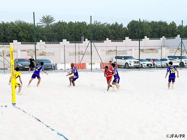 【Match Report】ビーチサッカー日本代表 UAE遠征　ビーチサッカーUAE代表とのトレーニングマッチで遠征を締めくくる