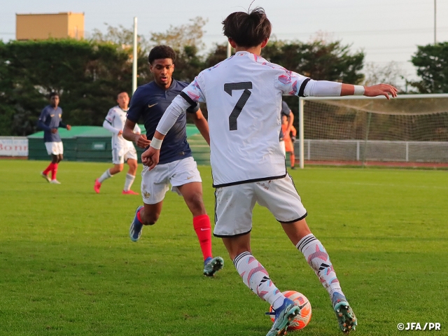 【Match Report】U-15日本代表 U-15フランス代表に1-3で敗戦、4位で大会を終える　バル・ド・マルヌ トーナメント 2023