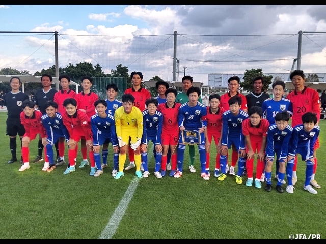 JFAエリートプログラムU-13日韓交流戦（JOC日韓競技力向上スポーツ交流事業）を大阪府J-GREEN堺で実施