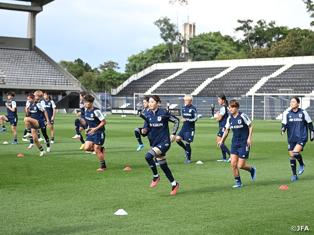 なでしこジャパン 長距離移動を経てブラジルでのトレーニングをスタート