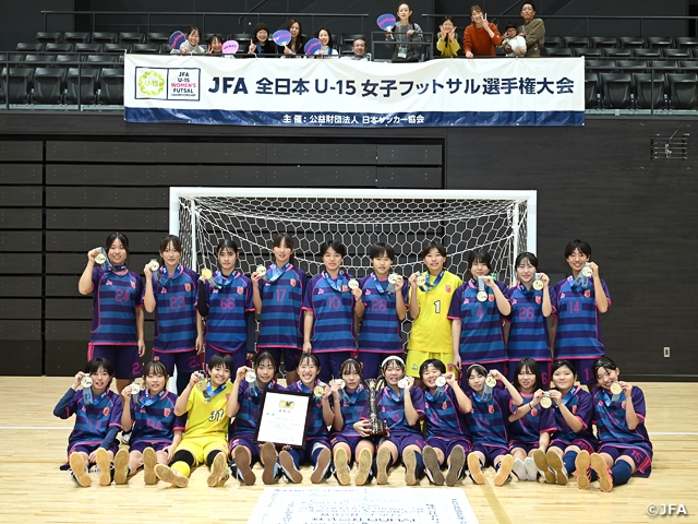 パスドゥーロメニーナが初優勝！　JFA 第16回全日本U-15女子フットサル選手権大会